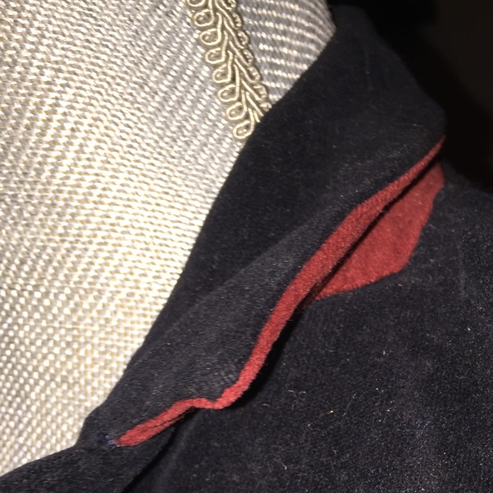 Zara Basic Velour Blazer Size Medium - image 3